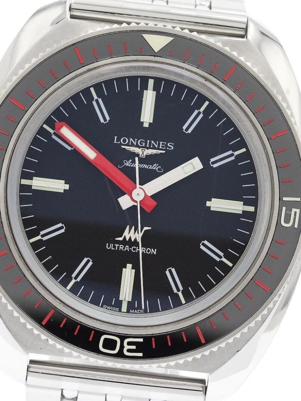 LONGINES Ultracron L2.836.4 black Dial Automatic Men's Watch